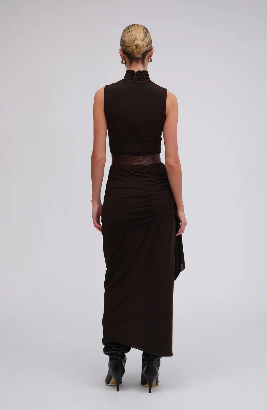 Crystal Dress - Chocolate Brown