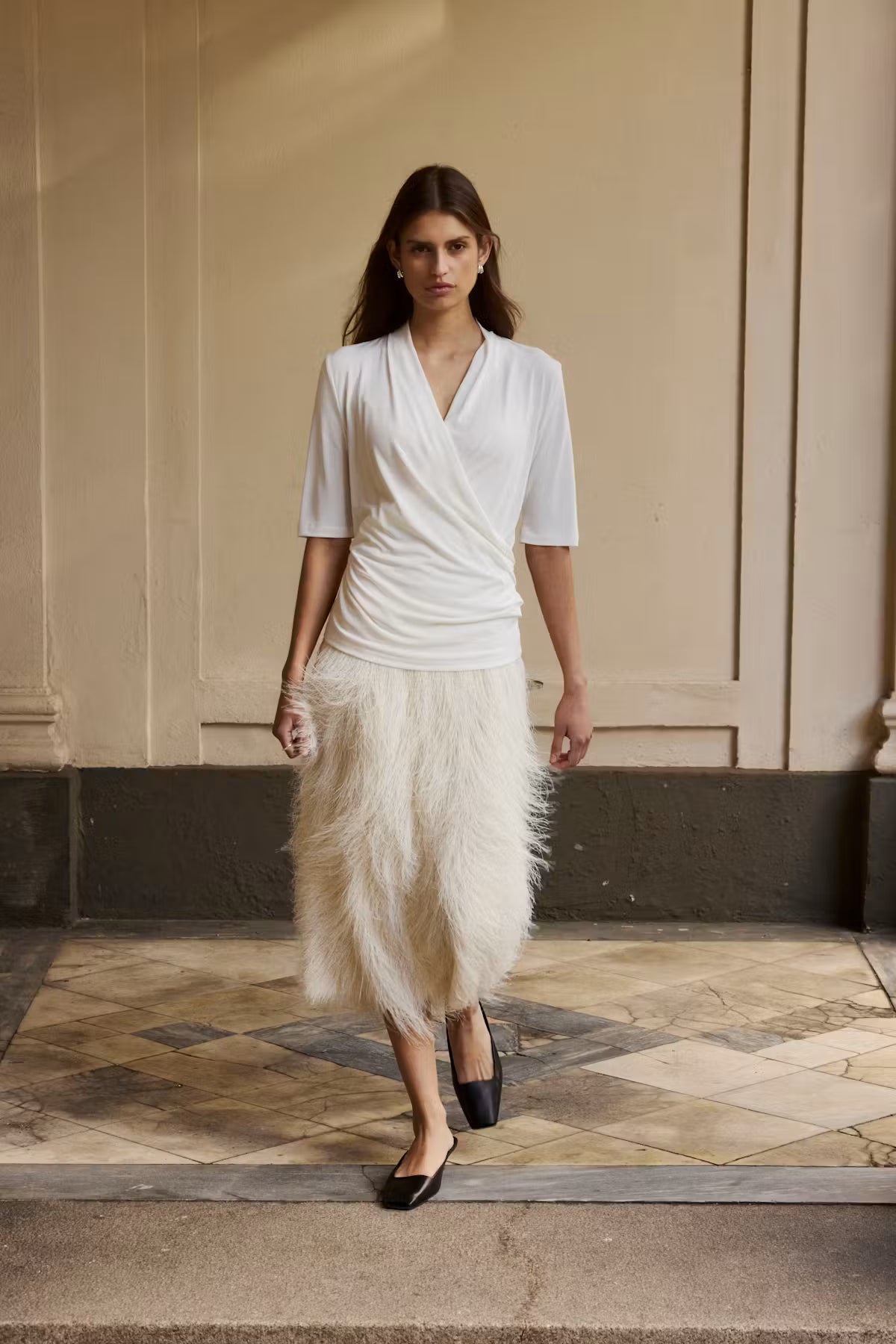 Dacre Skirt - Whisper White
