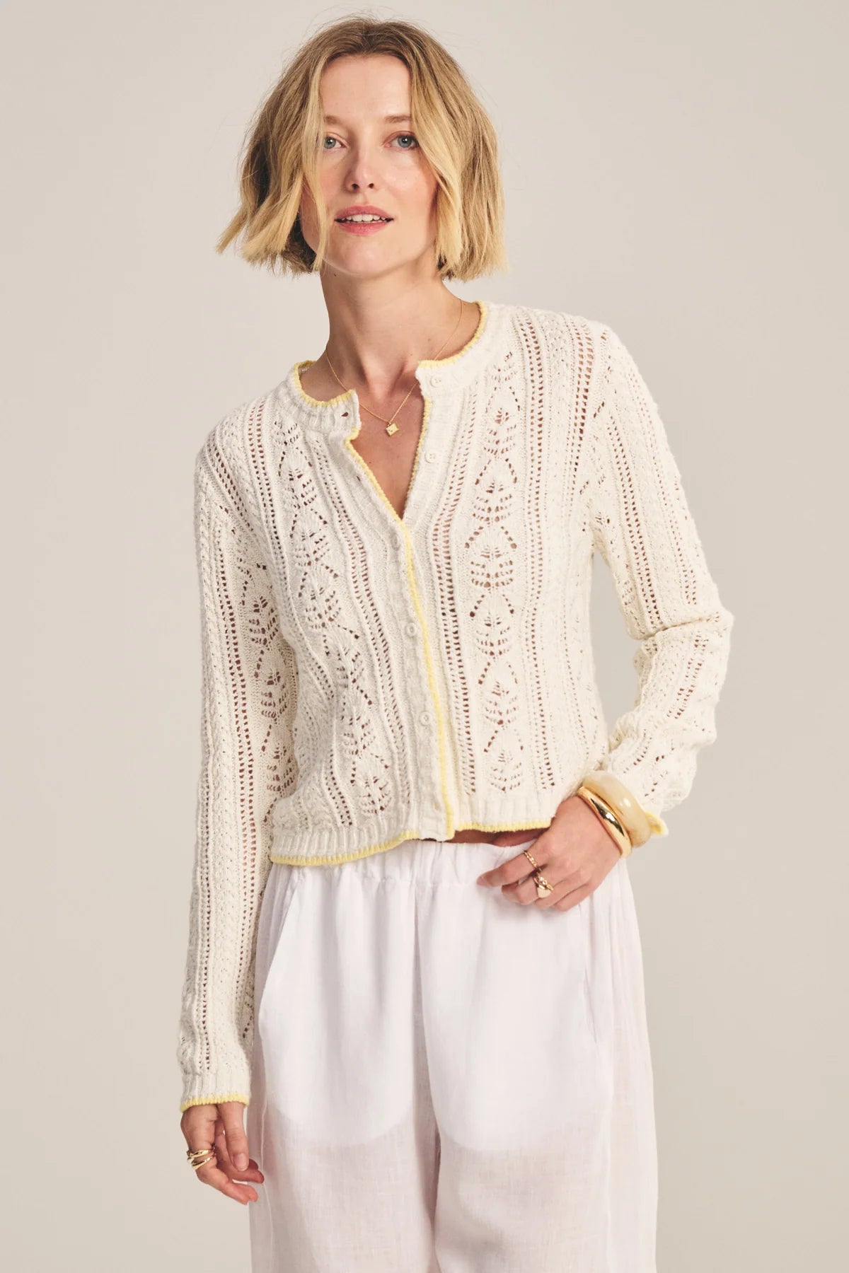 Daisy Cardigan - Ivory