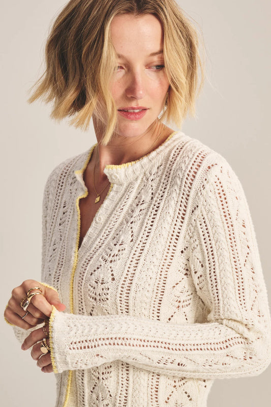 Daisy Cardigan - Ivory