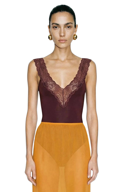 Danna Bodysuit - Burgundy