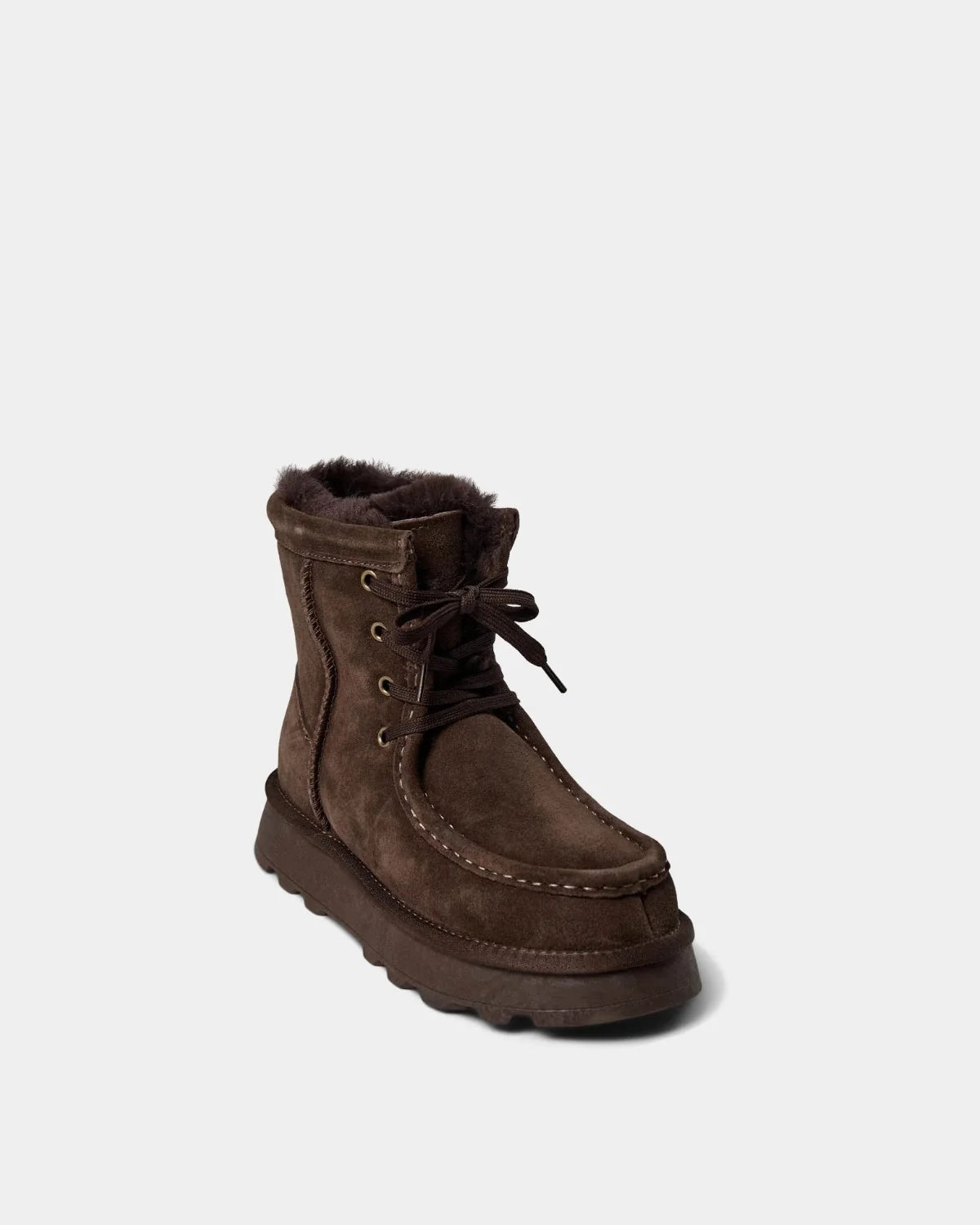 Drise Teddy Boot - Dark Brown