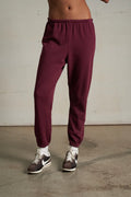 Johnny French Terry Easy Sweatpant - Dark Burgundy