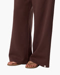 CloudSoft Wide Leg Jogger - Dark Chocolate