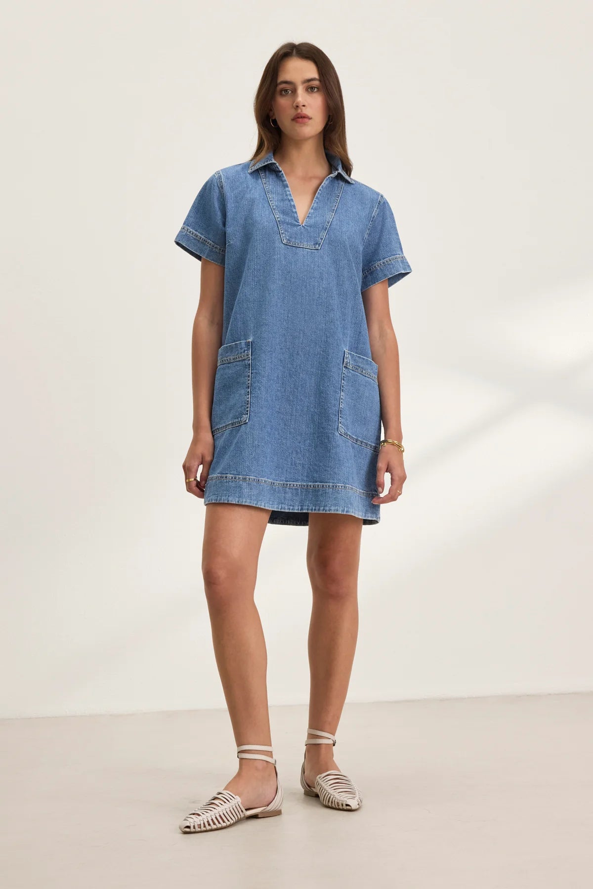 Delana Denim Dress - Indigo