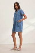 Delana Denim Dress - Indigo