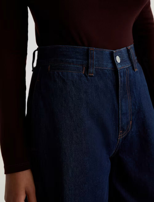 Deven Selvage Trouser High-Rise Wide Leg - Access