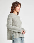 Diana Cashmere Sweater - Heather Grey Marl