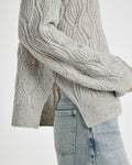 Diana Cashmere Sweater - Heather Grey Marl