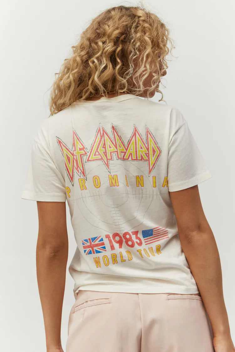 Def Leppard TNT Pyromania '83 Ringer Tee