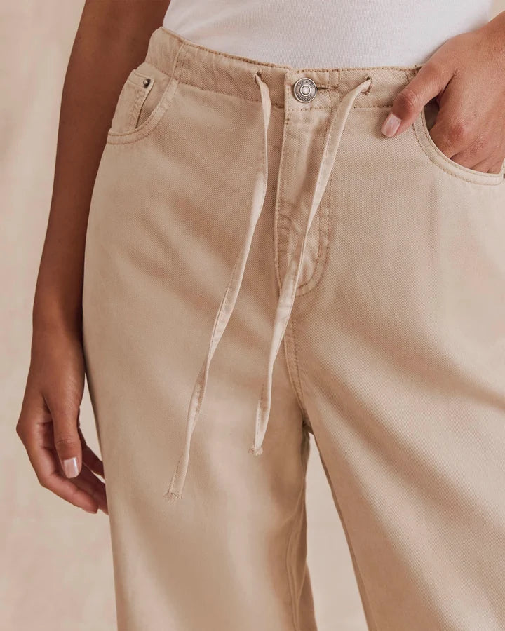 Lounge Denim Pant - Wheat