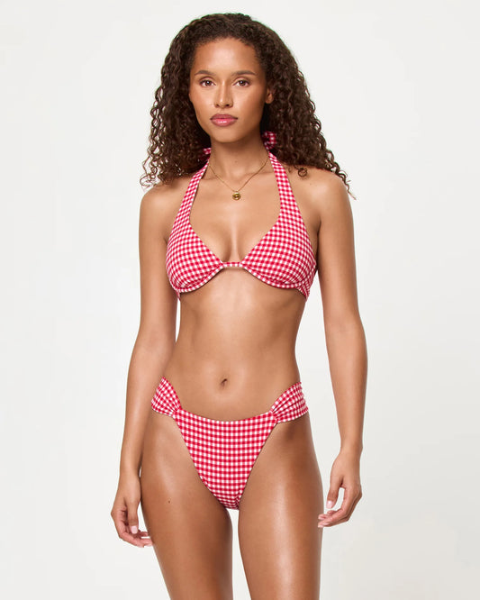 Dolce Bikini Bottom - Lipstick Red