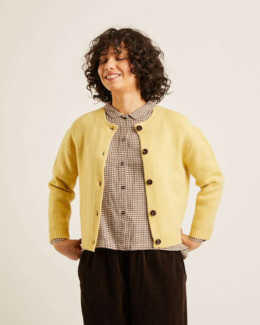 Dottie Cardigan - Butter Yellow