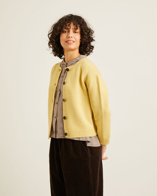 Dottie Cardigan - Butter Yellow