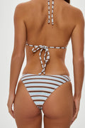 Dove Striped Bikini Bottom - Verona Stripe