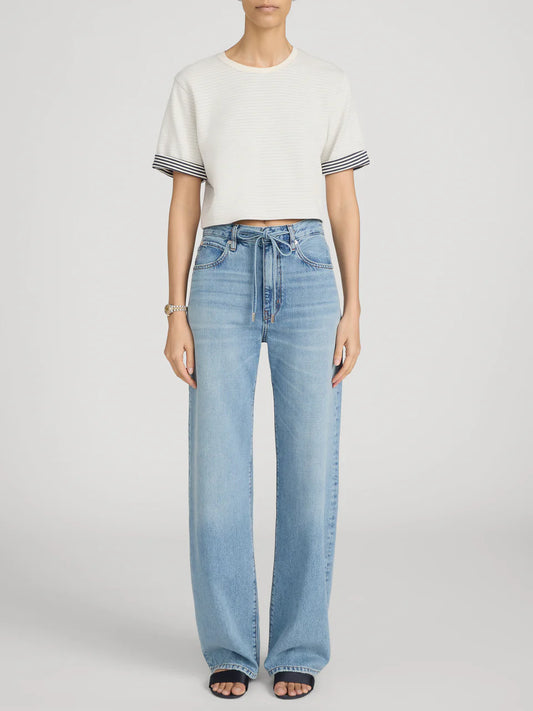The Off Duty Drawstring Bow - Afterglow