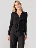 Dreamgirl Button Up - Black