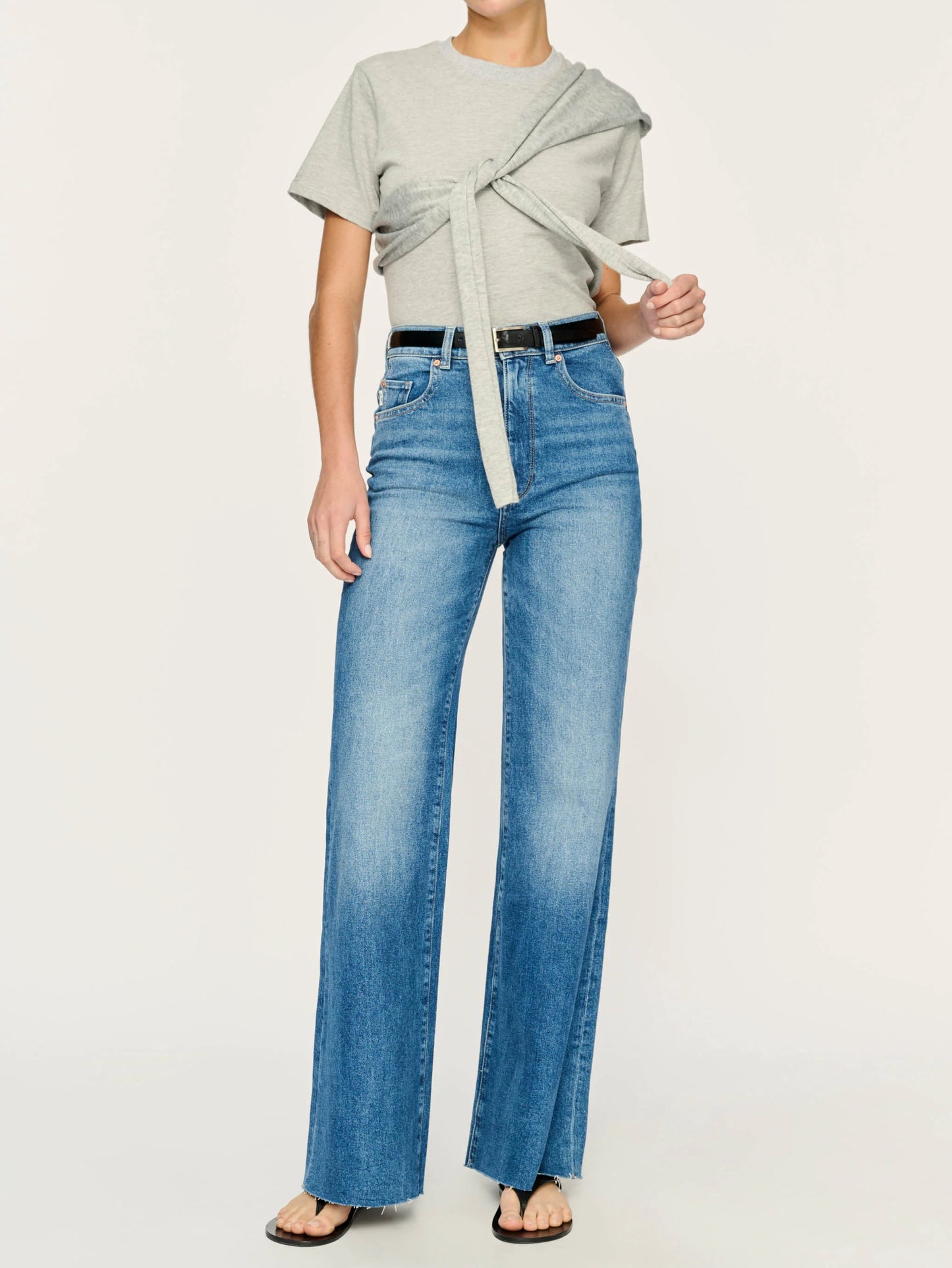 Hepburn Wide Leg High Rise 32'' Jeans - Driggs