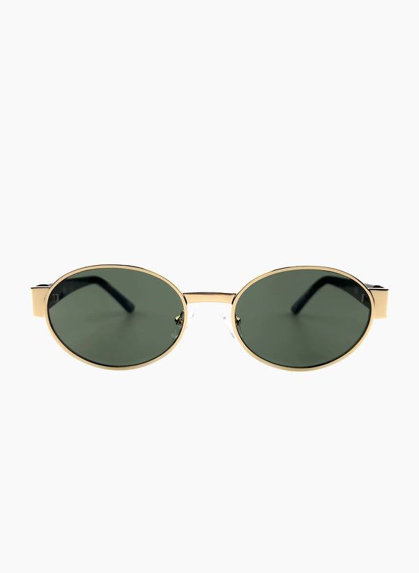 Sunglasses - Gold/Green