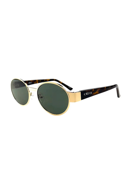 Sunglasses - Gold/Green