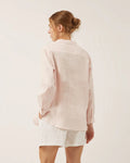 Ellerie Linen Shirt - Rose Water