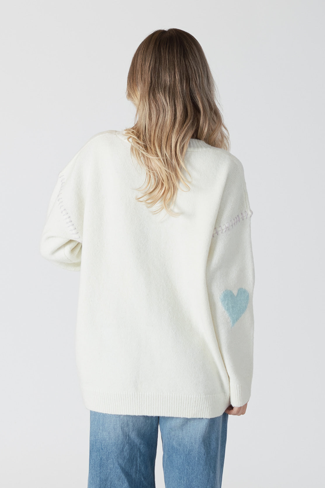 Elska - Off White/Multi Heart