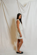 Emery Loop Terry Mini Skirt - Oatmeal
