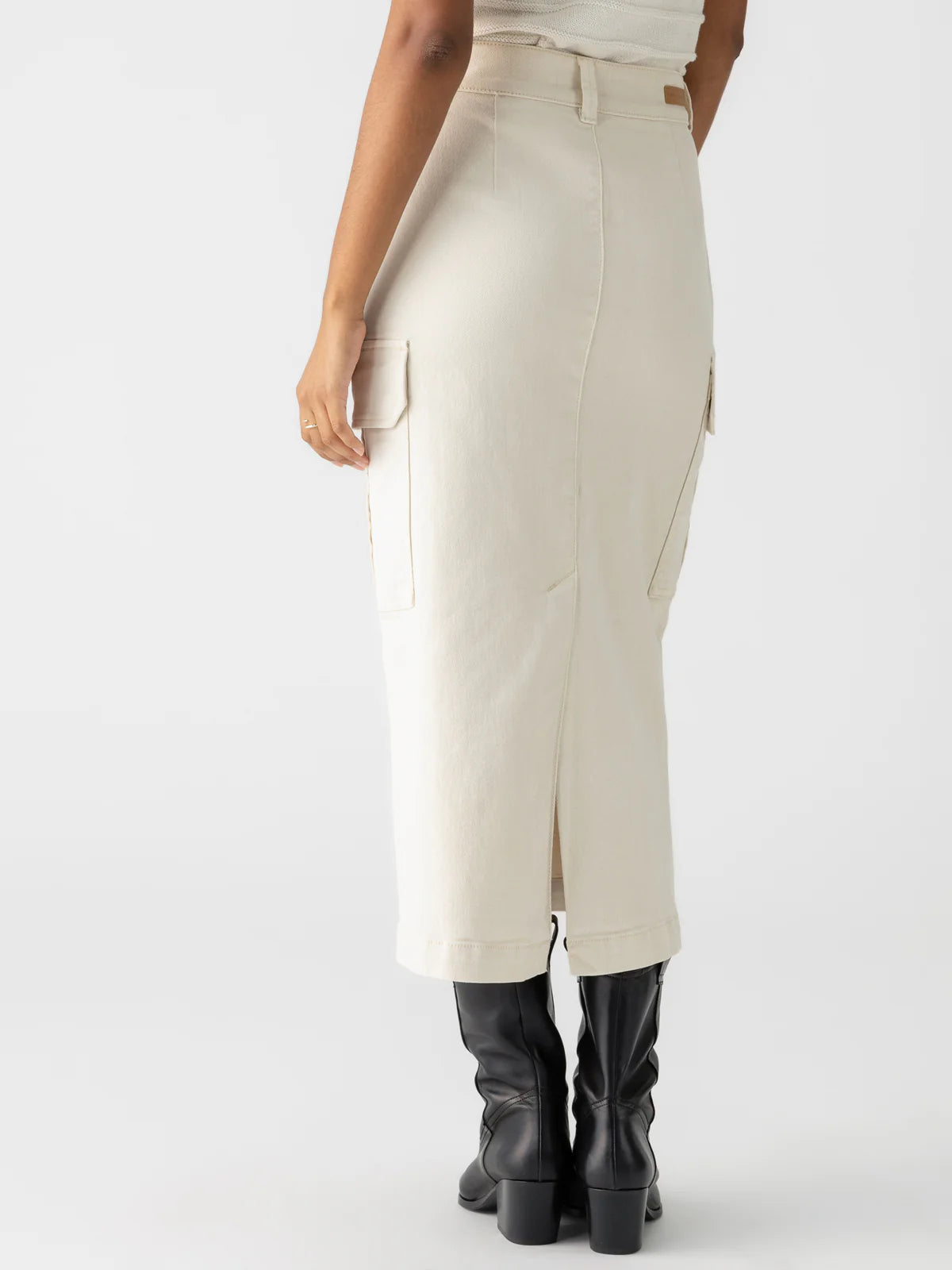 Essential Cargo Standard Rise Skirt - French Vanilla