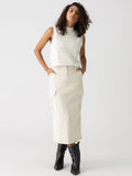 Essential Cargo Standard Rise Skirt - French Vanilla