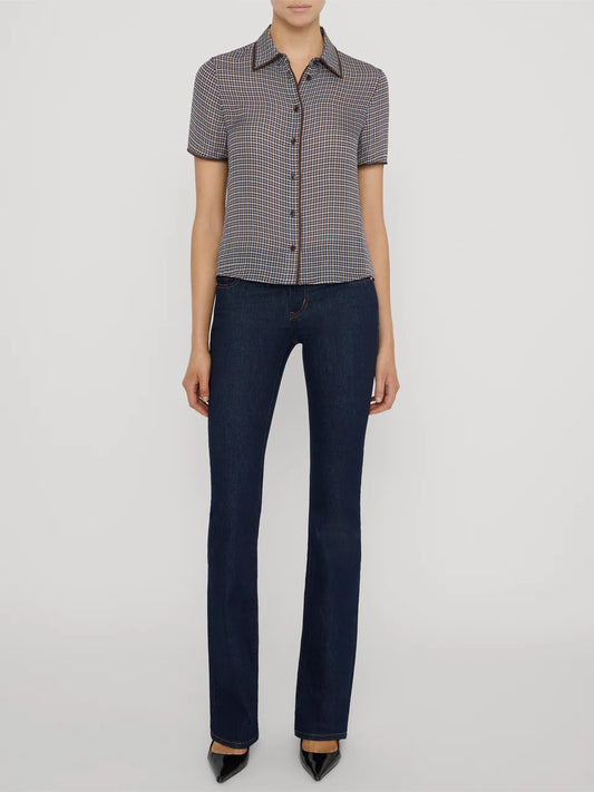 The Essential Top - Chestnut Multi Plaid