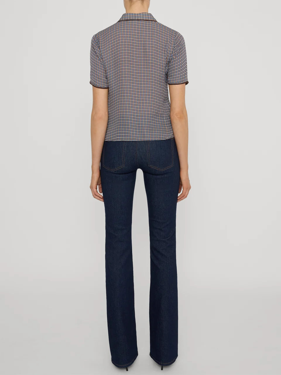 The Essential Top - Chestnut Multi Plaid