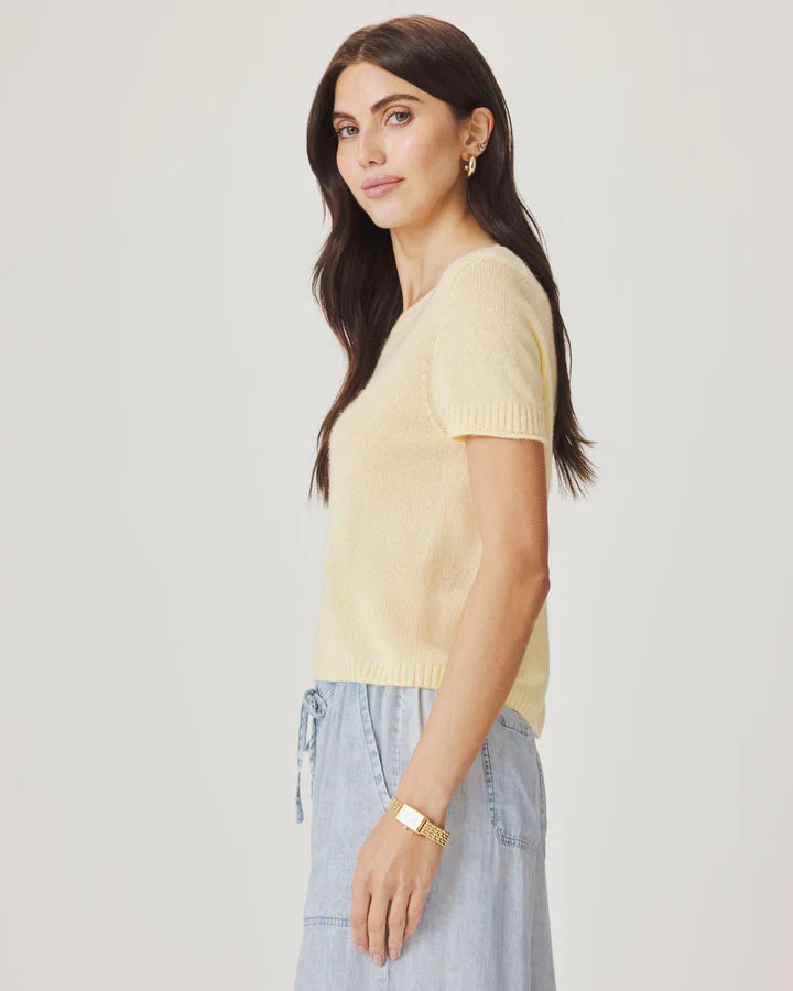 Emerson Short Sleeve Sweater - Honeysuckle