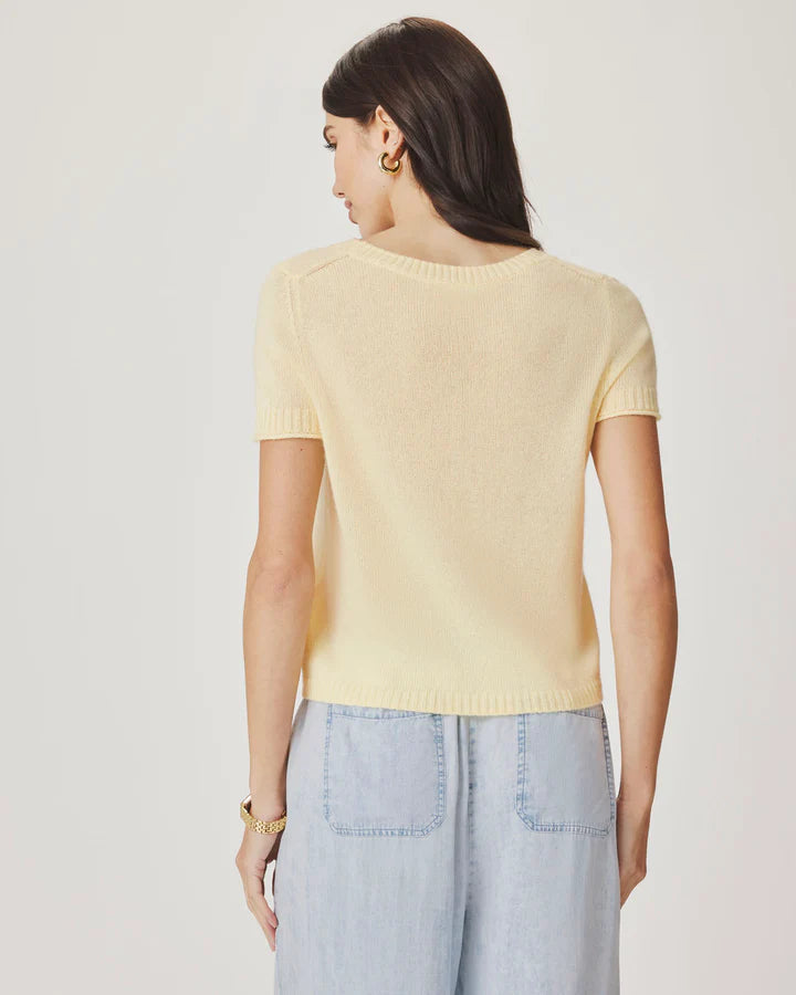 Emerson Short Sleeve Sweater - Honeysuckle