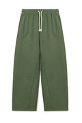 Fallon Fleece Barrel Sweatpant - Fern Green