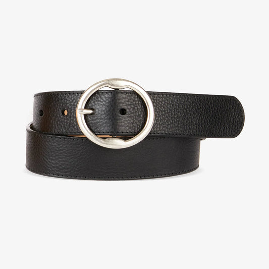 Fifer Vachetta Leather Belt - Black