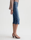 Maisie Jean Mid-Rise Capri - Foxy
