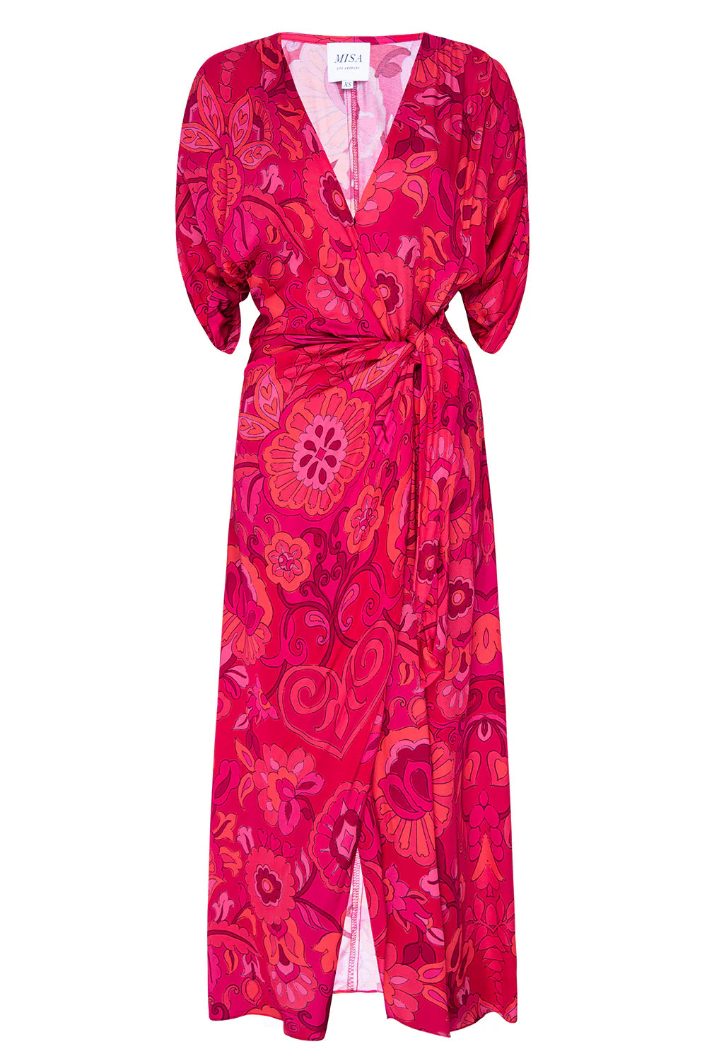 Francesca Dress - Flora Corsica Fuchsia