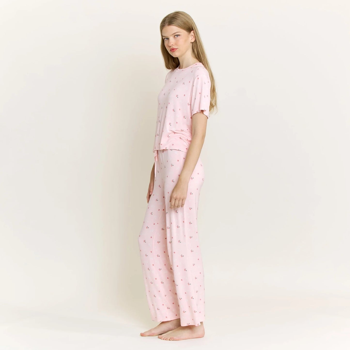 All American Tee Pant Set - Flora Strawberries