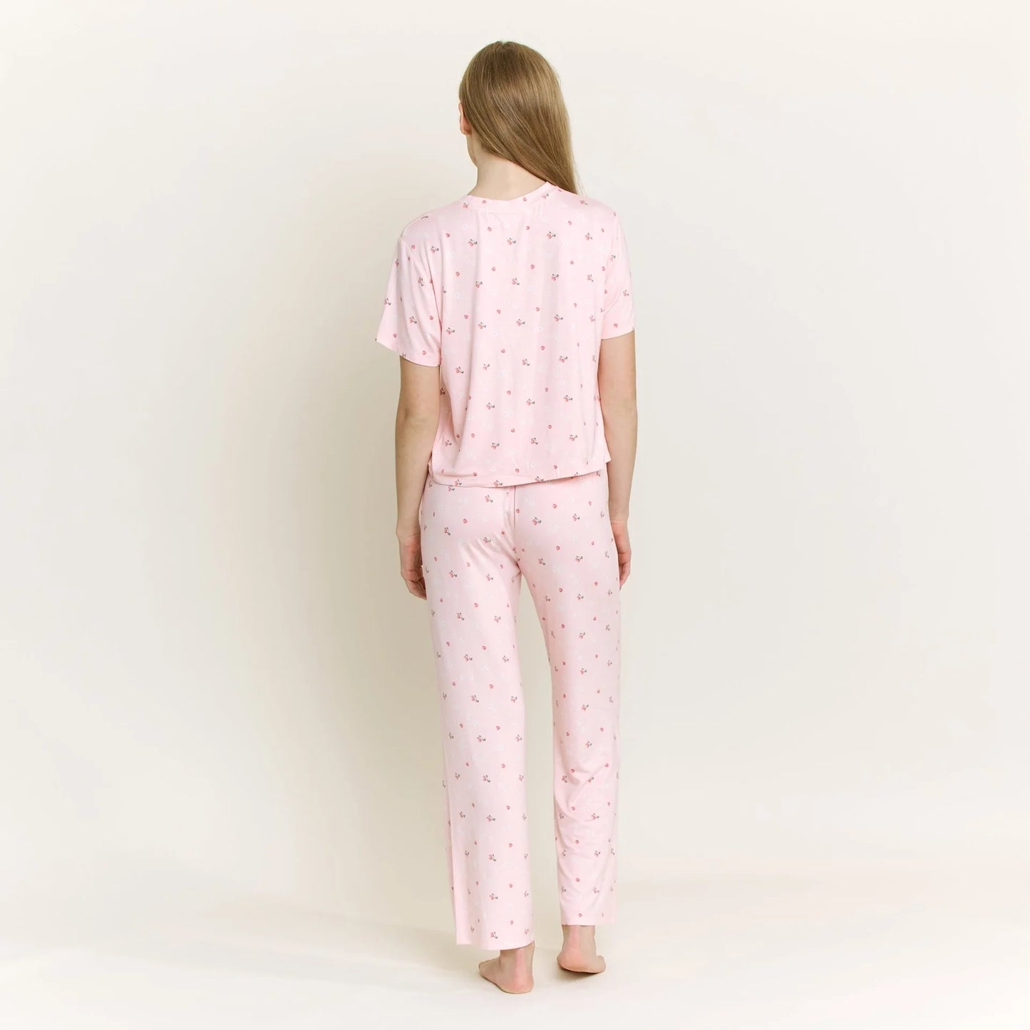 All American Tee Pant Set - Flora Strawberries