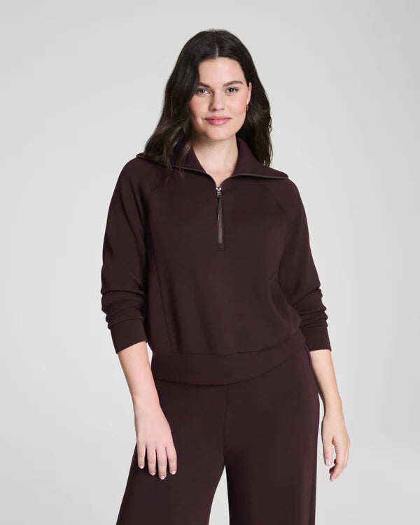 AirEssentials® Half Zip - Truffle Brown