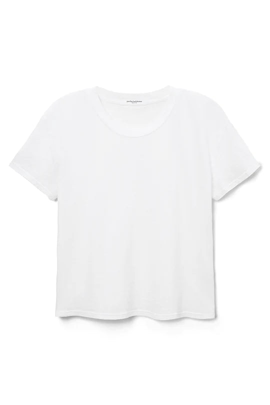 Harley Cotton Boxy Crew Tee - White