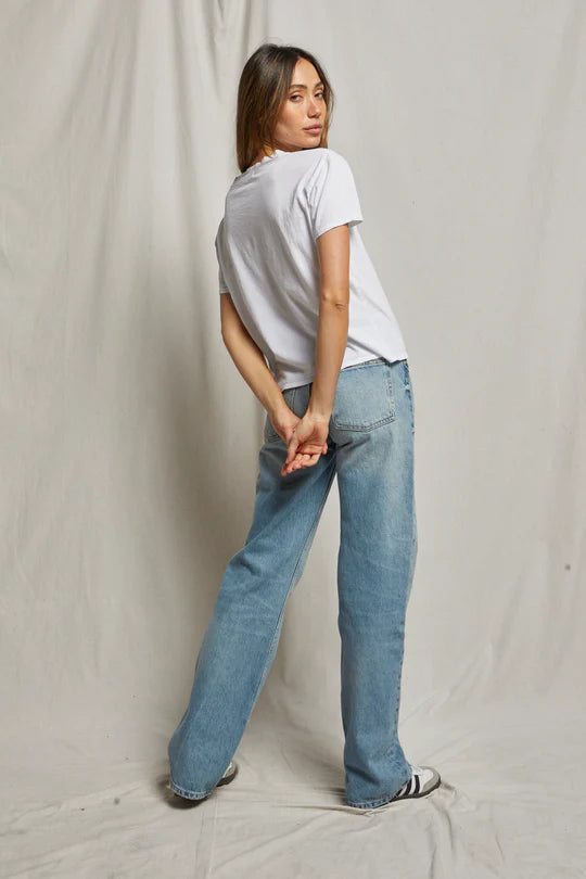 Harley Lightweight Cotton Crew Tee - White