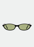 Sunglasses - Black/Light Green