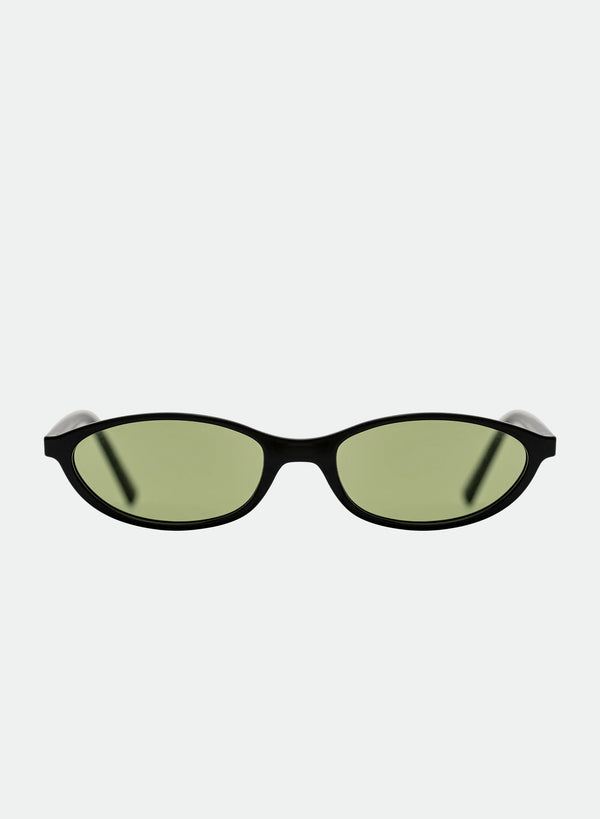 Sunglasses - Black/Light Green