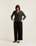 Helly Cardigan - Melange Army