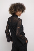 Ima Lace Blouse - Black