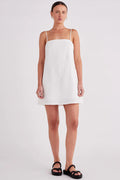 Iris Mini Dress - White