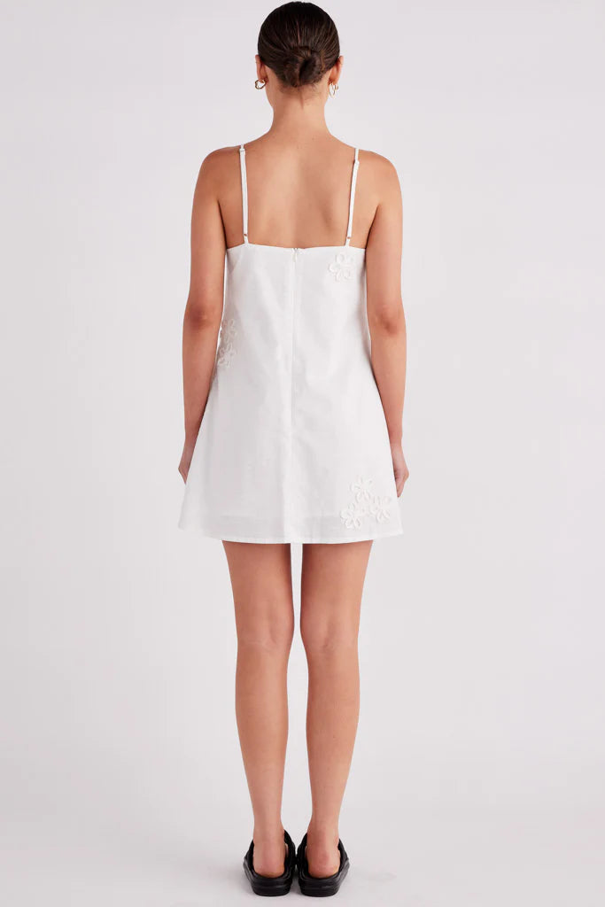 Iris Mini Dress - White