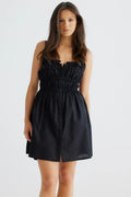 Isabella Mini Dress - Black