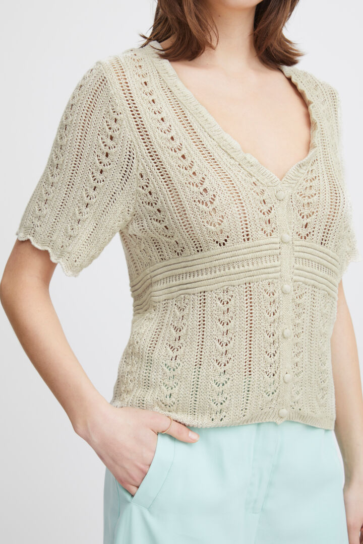 Irestel Cardigan - Birch Melange